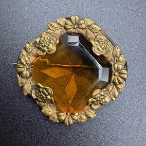 Czech Glass Brooch